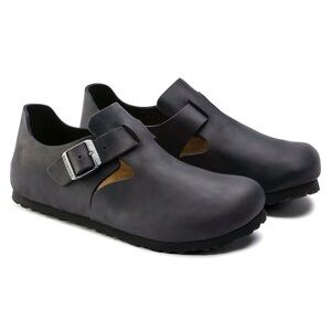 BIRKENSTOCK oiled leather london black